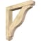Ekena Millwork Funston Arts and Crafts Rough Sawn Bracket w/ Offset Brace, Douglas Fir, 6"W x 36"D x 36"H BKT0604X36X36FST03RDF - alternate 1